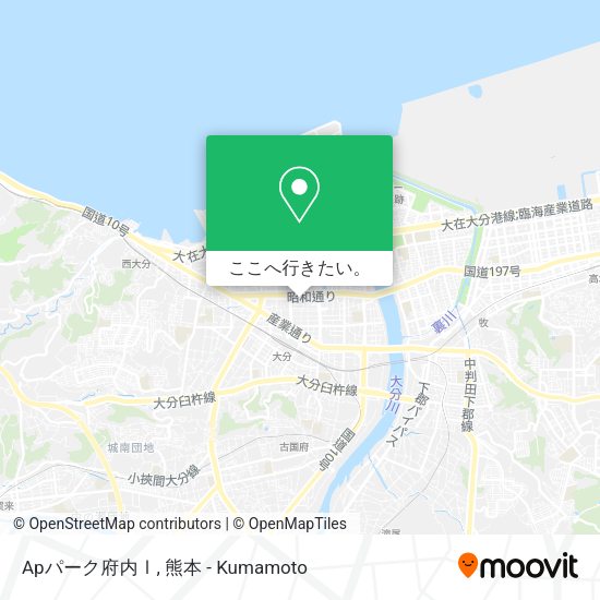 Apパーク府内Ⅰ地図