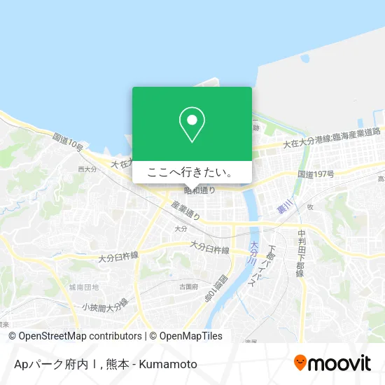 Apパーク府内Ⅰ地図
