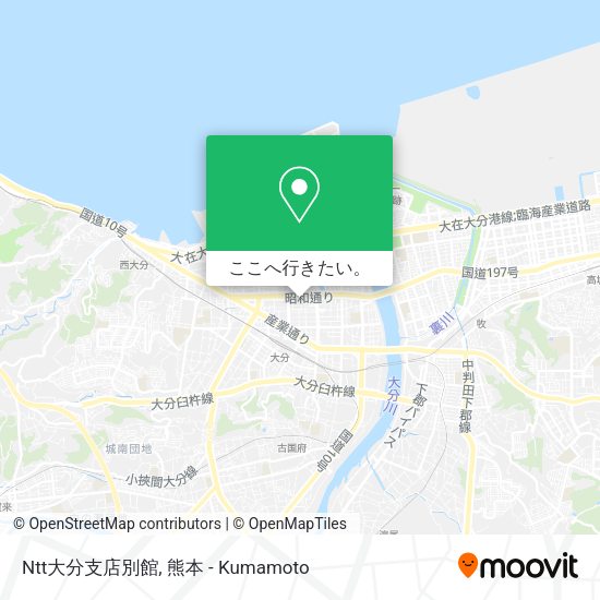 Ntt大分支店別館地図