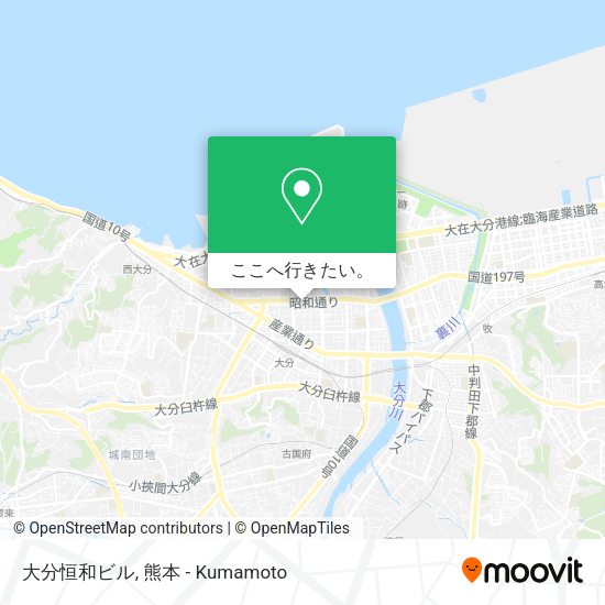 大分恒和ビル地図