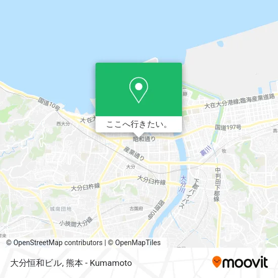 大分恒和ビル地図