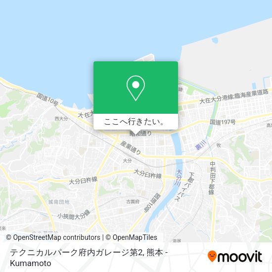 テクニカルパーク府内ガレージ第2地図