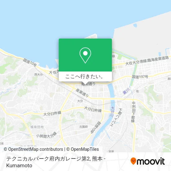 テクニカルパーク府内ガレージ第2地図