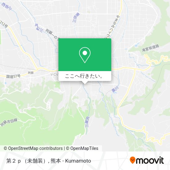 第２ｐ（未舗装）地図