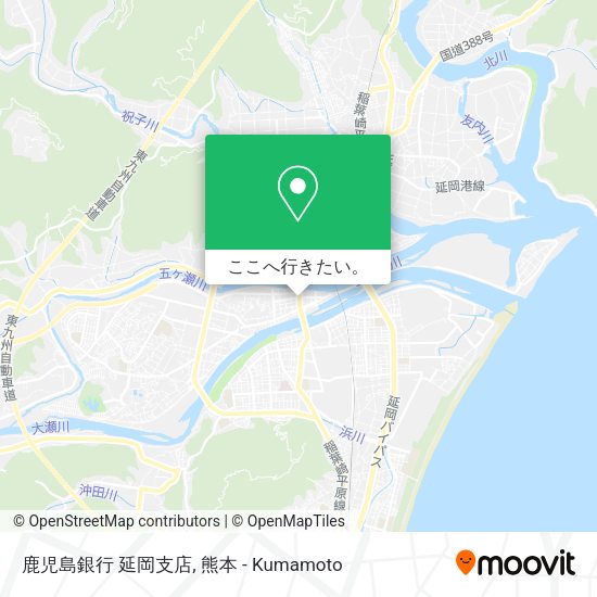 鹿児島銀行 延岡支店地図