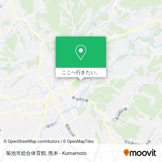 菊池市総合体育館地図