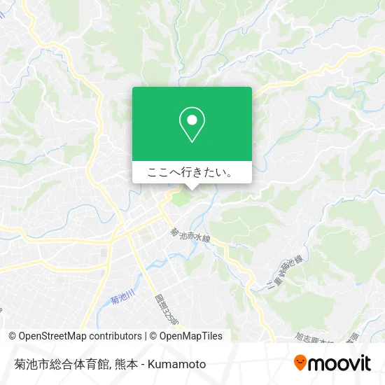 菊池市総合体育館地図