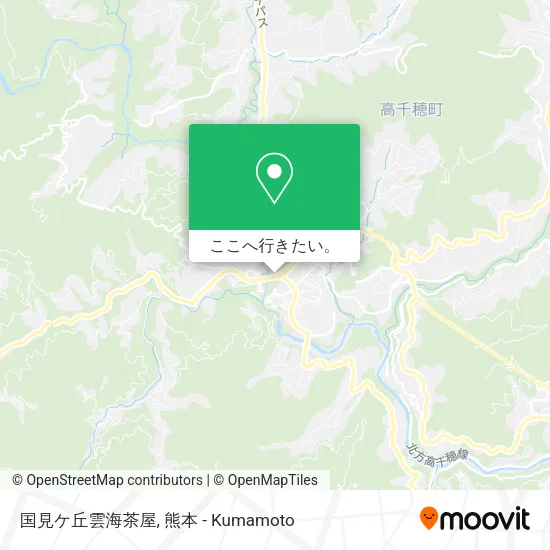 国見ケ丘雲海茶屋地図