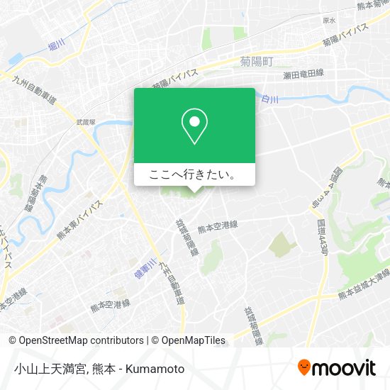 小山上天満宮地図