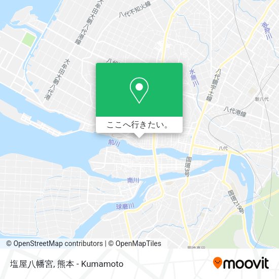塩屋八幡宮地図