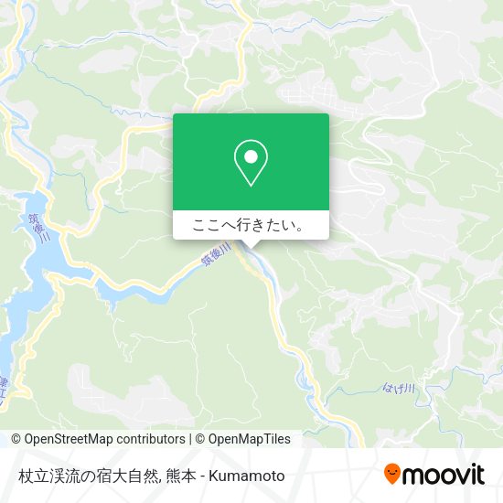 杖立渓流の宿大自然地図