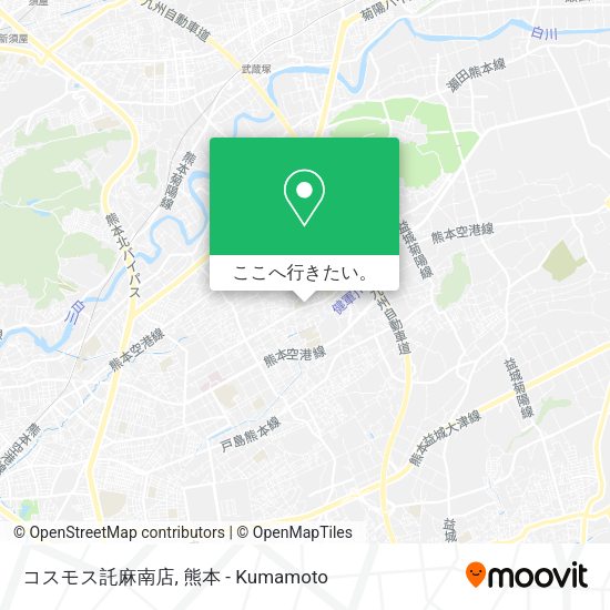 コスモス託麻南店地図