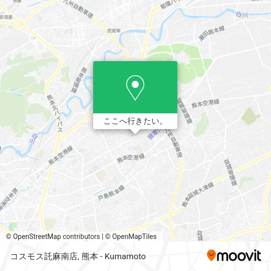 コスモス託麻南店地図