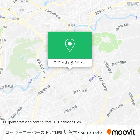 ロッキースーパーストア御領店地図