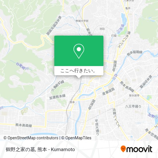 鶴野之家の墓地図