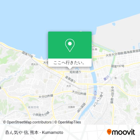 呑ん気や 信地図