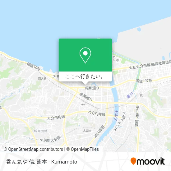 呑ん気や 信地図