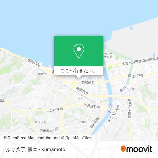 ふぐ八丁地図