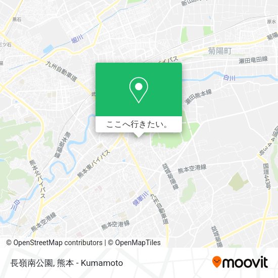長嶺南公園地図