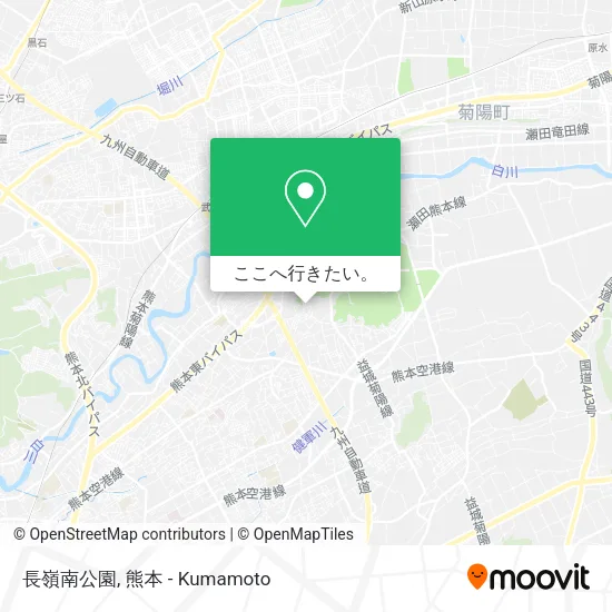 長嶺南公園地図