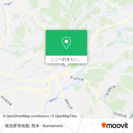 菊池夢美術館地図
