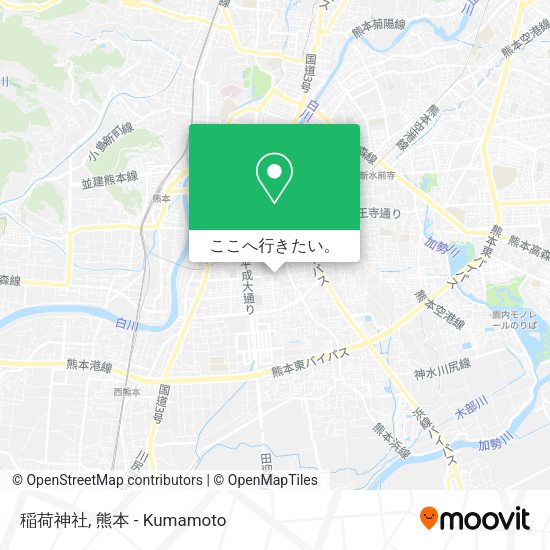 稲荷神社地図
