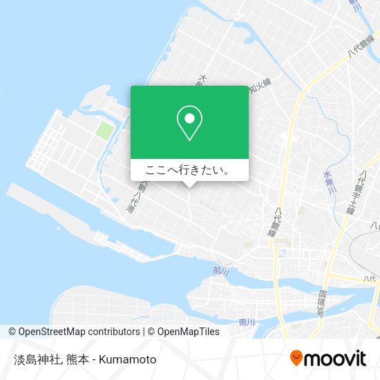 淡島神社地図