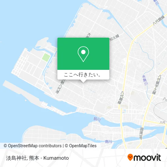 淡島神社地図