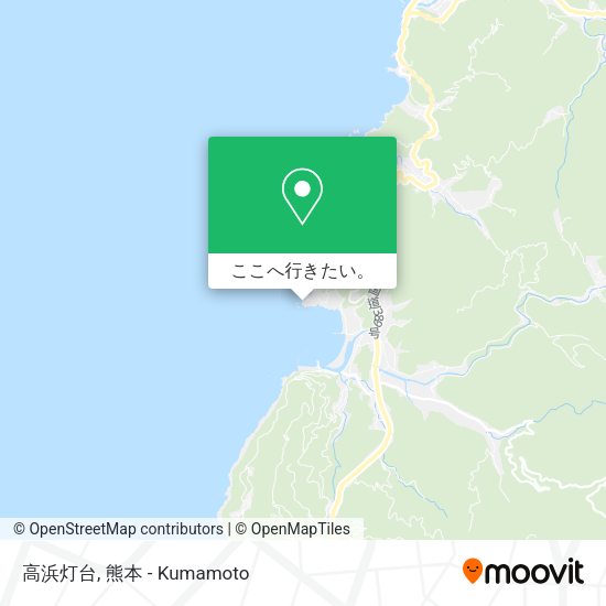 高浜灯台地図