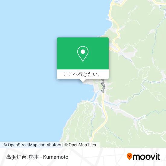 高浜灯台地図