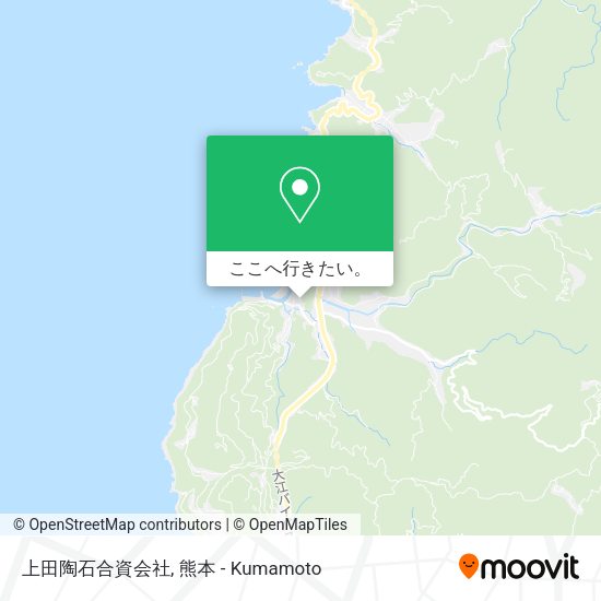 上田陶石合資会社地図