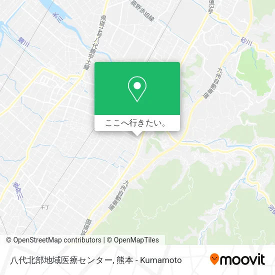 八代北部地域医療センター地図