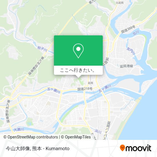 今山大師像地図