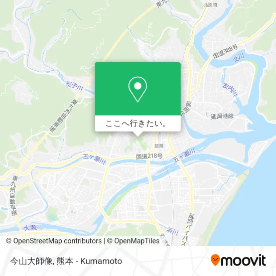 今山大師像地図