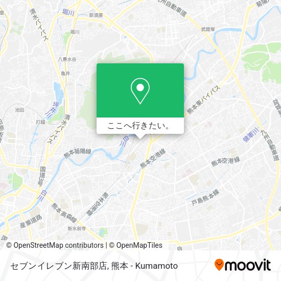 セブンイレブン新南部店地図