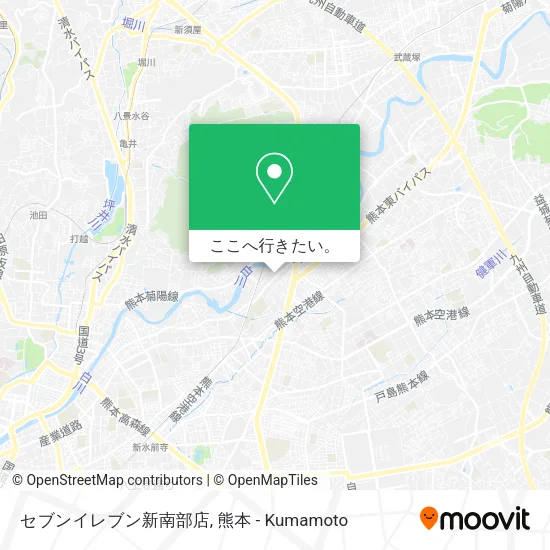 セブンイレブン新南部店地図