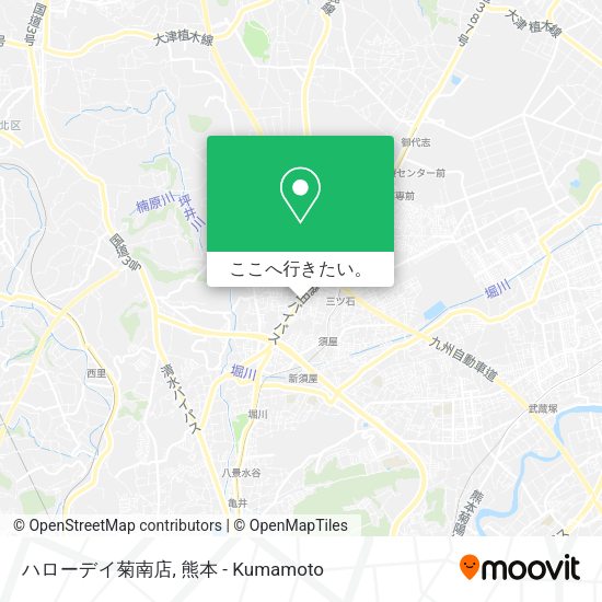 ハローデイ菊南店地図