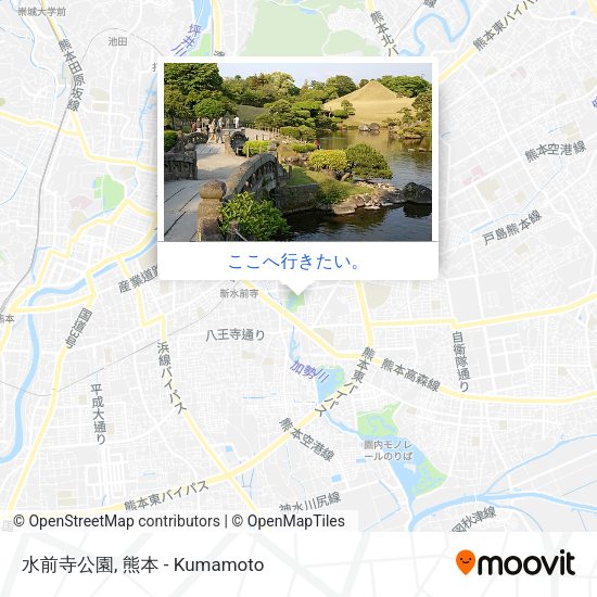 水前寺公園地図