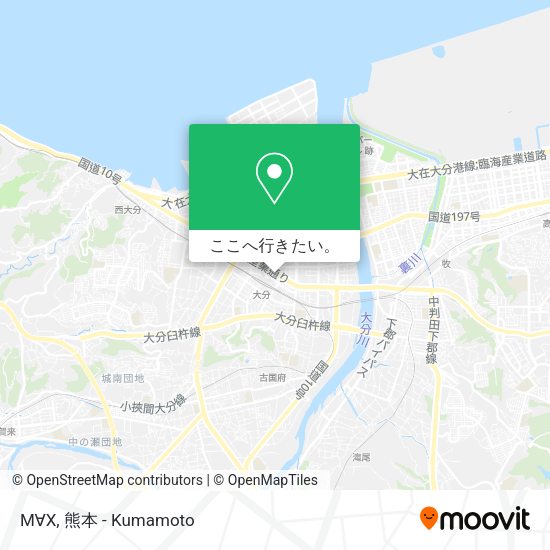 M∀X地図