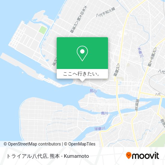 トライアル八代店地図