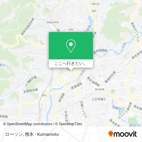 ローソン地図