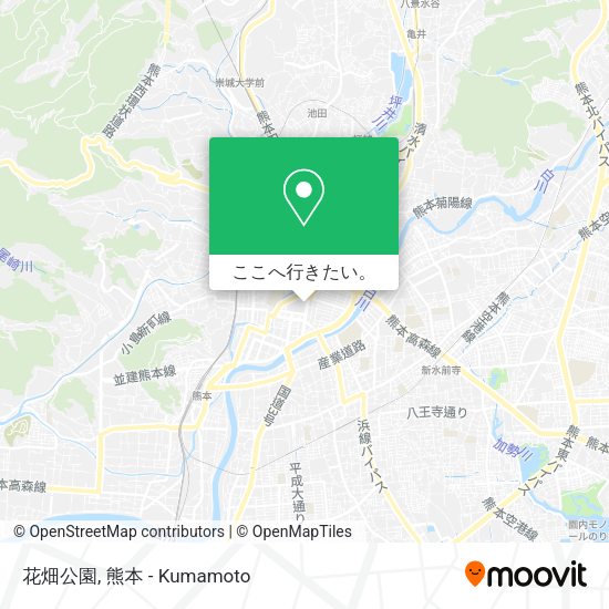 花畑公園地図