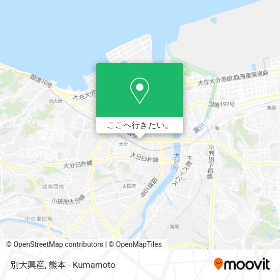 別大興産地図