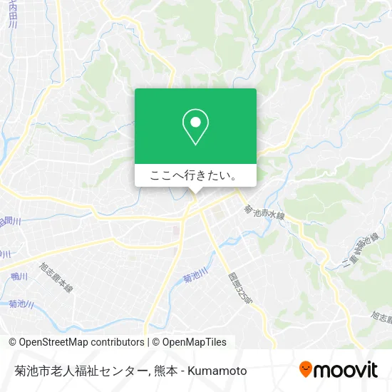 菊池市老人福祉センター地図
