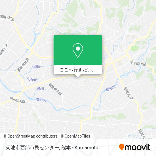 菊池市西部市民センター地図