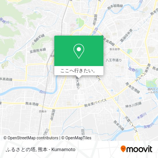 ふるさとの塔地図