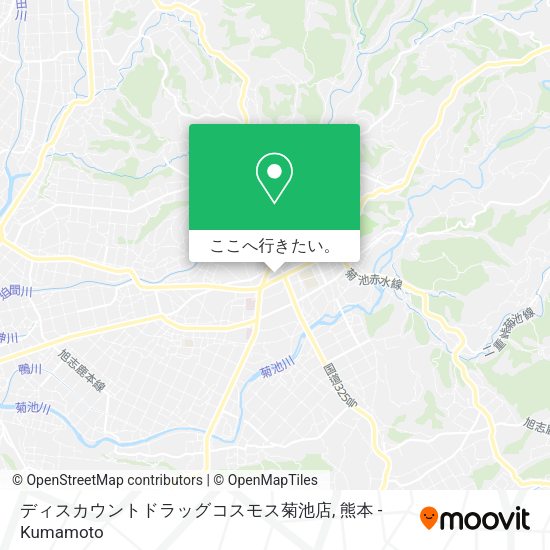 ディスカウントドラッグコスモス菊池店地図