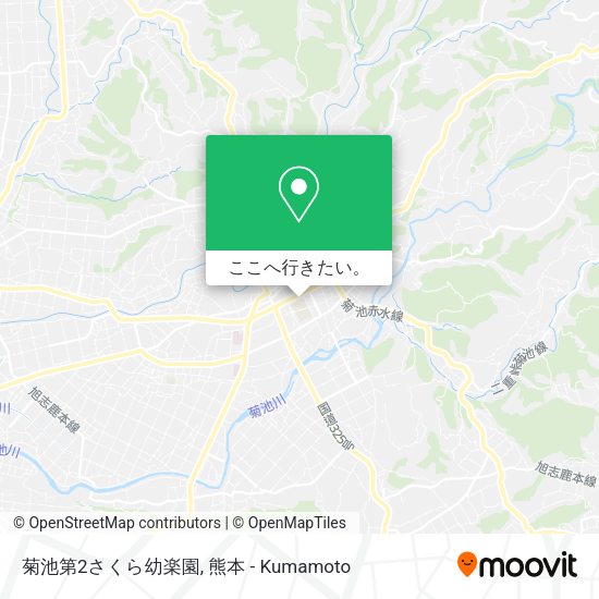 菊池第2さくら幼楽園地図