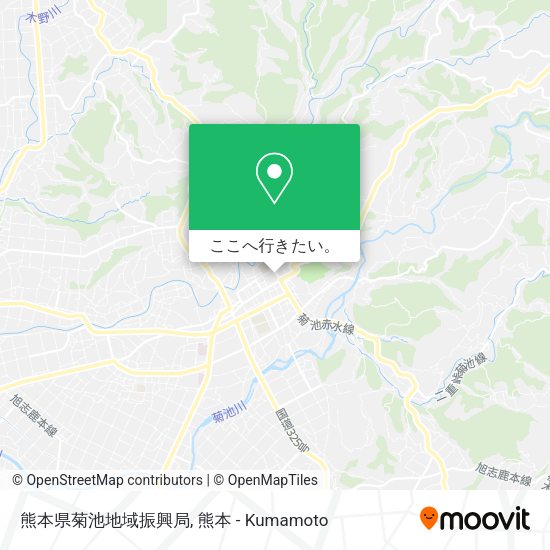 熊本県菊池地域振興局地図