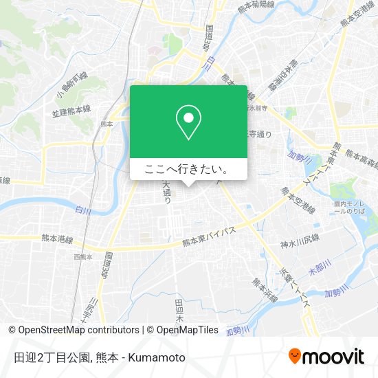 田迎2丁目公園地図